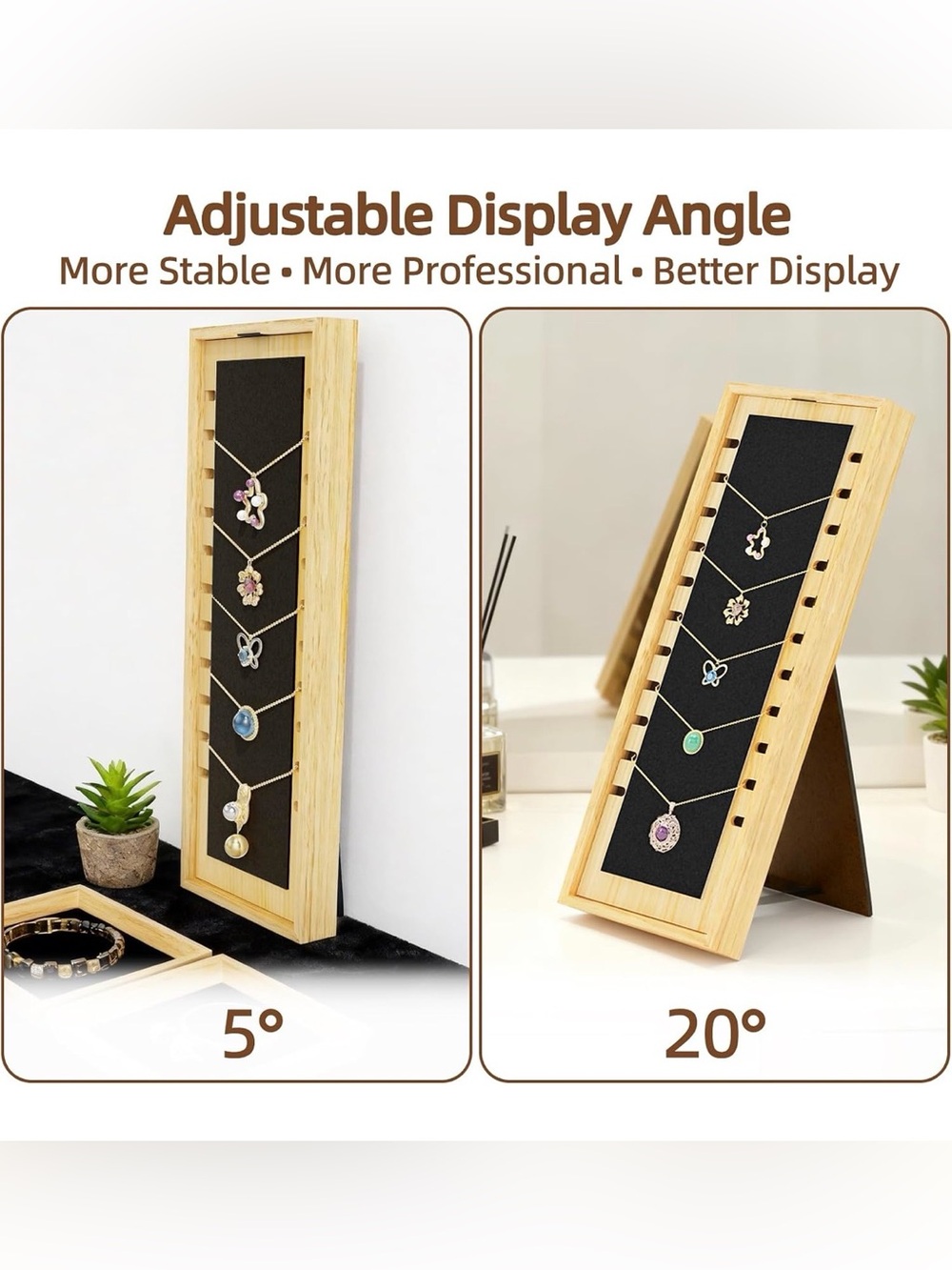 3PCS Necklace Display Stand Set- NEW - Picture 3 of 5